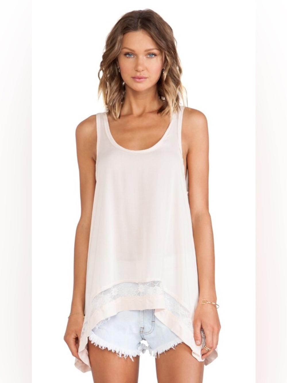 Free People Outlined High Low Cami